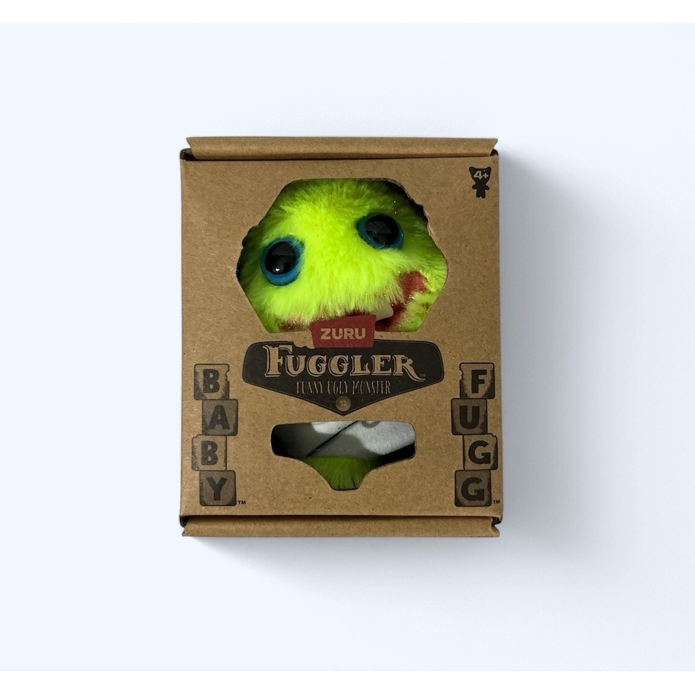 Sealed Fuggler Baby Fugg Series 3 Shameless Goof Green Long-haired 3.5"